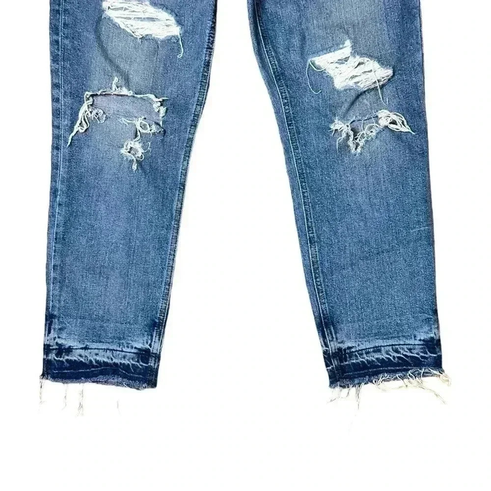 Joes Jeans The Billie Crop Slim Boyfriend Women’s Size 26 Blue Denim - Picture 3 of 7